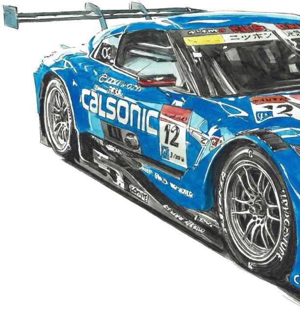 NC-718 IMPUL GTR/GTR限定版画サイン額装作家平右ヱ門 < 自動車/バイク NC-718 IMPUL GTR/GTR限定版画サイン額装作家平右ヱ門 < 自動車/バイク