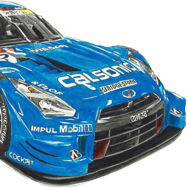 NC-718 IMPUL GTR/GTR限定版画サイン額装作家平右ヱ門 < 自動車/バイク NC-718 IMPUL GTR/GTR限定版画サイン額装作家平右ヱ門 < 自動車/バイク