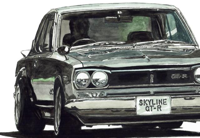 NC-718 IMPUL GTR/GTR限定版画サイン額装作家平右ヱ門 < 自動車/バイク NC-718 IMPUL GTR/GTR限定版画サイン額装作家平右ヱ門 < 自動車/バイク