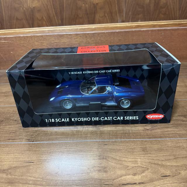 絶版未展示品 京商 1/18 ランボルギーニ イオタ SVR ブルー < ホビー  絶版未展示品 京商 1/18 ランボルギーニ イオタ SVR ブルー < ホビーの