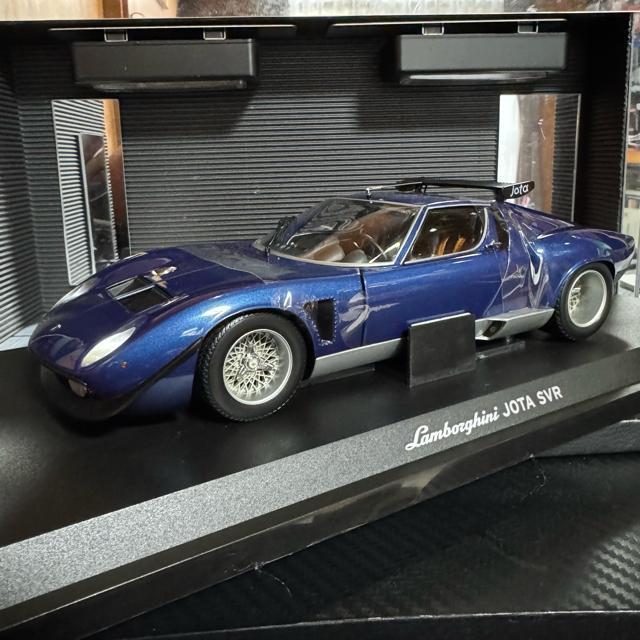 絶版未展示品 京商 1/18 ランボルギーニ イオタ SVR ブルー < ホビー  絶版未展示品 京商 1/18 ランボルギーニ イオタ SVR ブルー < ホビーの