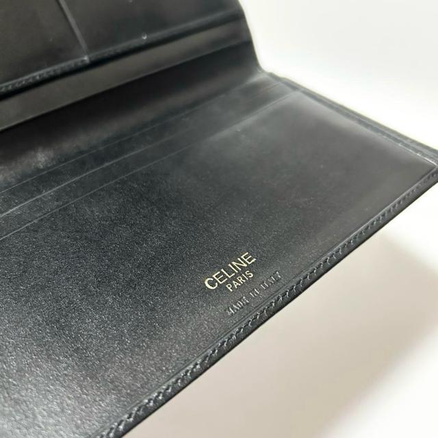 美品 CELINE セリーヌ レザー 二つ折り 長財布 < ブランド  美品 CELINE セリーヌ レザー 二つ折り 長財布 < ブランドの