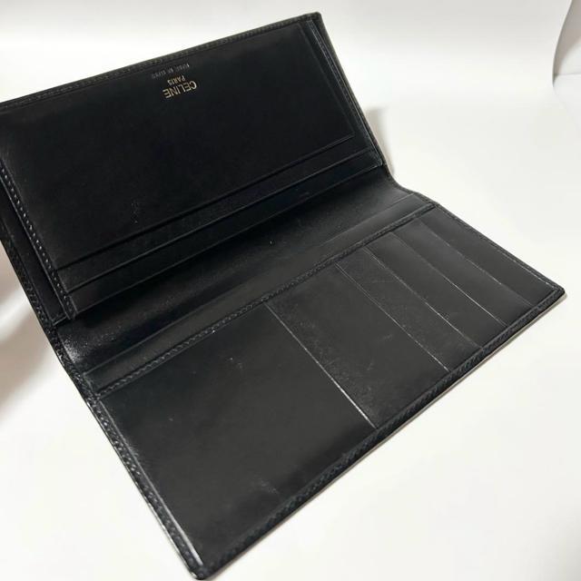 美品 CELINE セリーヌ レザー 二つ折り 長財布 < ブランド  美品 CELINE セリーヌ レザー 二つ折り 長財布 < ブランドの
