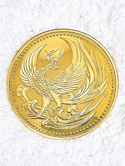 japanese royal coin 鳳凰の図 希少金貨 コイン < ホビー  japanese royal coin 鳳凰の図 希少金貨 コイン  < ホビーの
