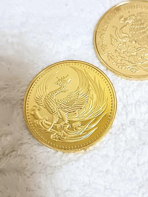 japanese royal coin 鳳凰の図 希少金貨 コイン < ホビー  japanese royal coin 鳳凰の図 希少金貨 コイン < ホビーの