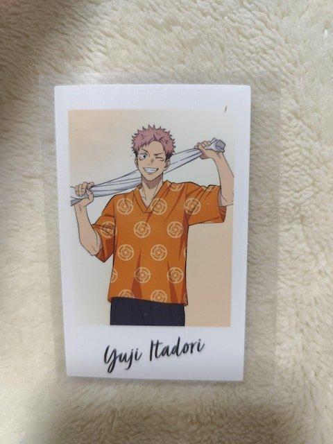 虎杖悠仁 極楽湯 キーホルダー 缶バッジ ポラショット < アニメ/コミック/キャラクター 虎杖悠仁 極楽湯 キーホルダー 缶バッジ ポラショット < アニメ/コミック/キャラクターの