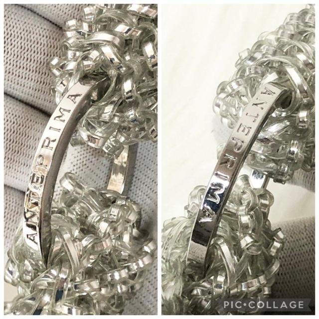 【美品】アンテプリマ ハンドバッグ ショルダーバッグ ワンショルダー ワイヤーバッグ 肩掛け可能 ロゴリング < ブランド 【美品】アンテプリマ ハンドバッグ ショルダーバッグ ワンショルダー ワイヤーバッグ 肩掛け可能 ロゴリング < ブランドの