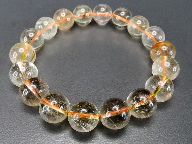 一点物AA天然石ゴールドルチルクォーツ約11mmブレスレット数珠902-030Za < 女性アクセサリー/時計 一点物AA天然石ゴールドルチルクォーツ約11mmブレスレット数珠902-030Za < 女性アクセサリー/時計の