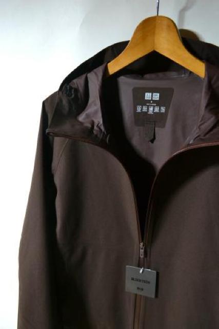 �V�i UNIQLO ���j�N�� �u���b�N�e�b�N�p�[�J 3D�J�b�g �_�[�N�u���E�� M �����Y �}�E���e���p�[�J�[ �A�E�g�h�A ���g�p �� �u�����h�� 