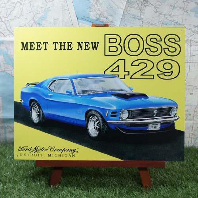 新品【ブリキ看板】Mustang/フォード・マスタング BOSS429 < ホビー  新品【ブリキ看板】Mustang/フォード・マスタング BOSS429  < ホビーの