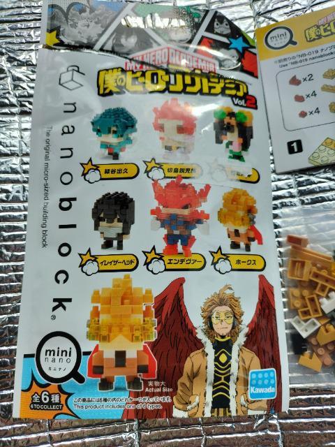 ナノブロック 僕のヒーローアカデミア ホークス 未使用 < アニメ/コミック/キャラクター  ナノブロック 僕のヒーローアカデミア ホークス 未使用 < アニメ/コミック/キャラクターの