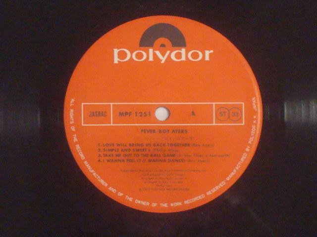 フィーバー(FEVER) / ロイ・エアーズ(ROY AYERS) 帯付LP < CD/DVD/ビデオ  フィーバー(FEVER) / ロイ・エアーズ(ROY AYERS) 帯付LP < CD/DVD/ビデオの