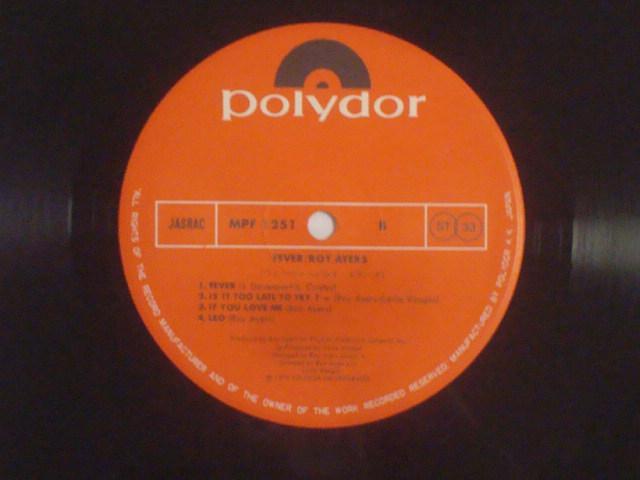 フィーバー(FEVER) / ロイ・エアーズ(ROY AYERS) 帯付LP < CD/DVD/ビデオ  フィーバー(FEVER) / ロイ・エアーズ(ROY AYERS) 帯付LP < CD/DVD/ビデオの