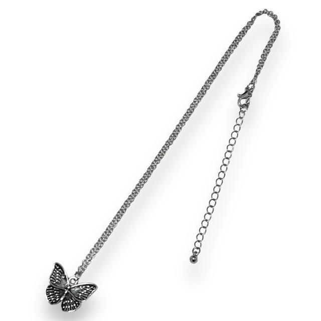【新品】バタフライデザインネックレス☆蝶々 < 女性アクセサリー/時計  【新品】バタフライデザインネックレス☆蝶々 < 女性アクセサリー/時計の