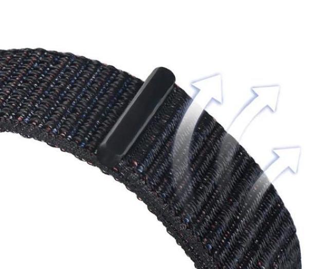 HUAWEI Band 10 9 8 ブラック×レッド ベルト バンド ナイロン ループ < 家電/AV  HUAWEI Band 10 9 8 ブラック×レッド ベルト バンド ナイロン ループ < 家電/AVの