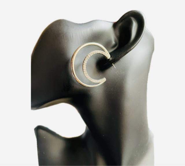 b165  6cm シルバー フープピアス < 女性アクセサリー/時計  b165  6cm シルバー フープピアス  < 女性アクセサリー/時計の
