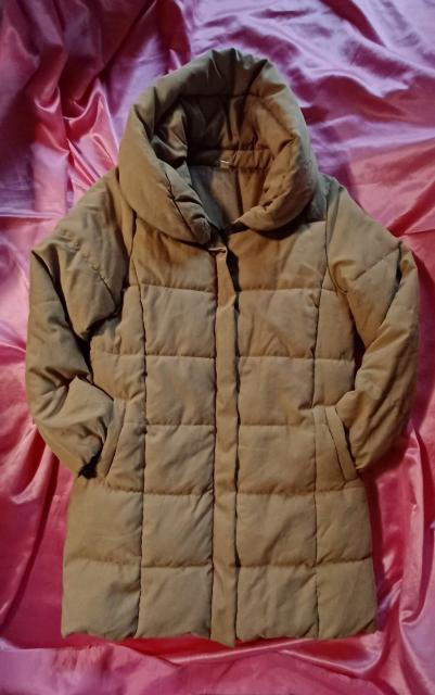 ★からし色マスタードベージュお洒落カラー☆ふかふか暖か可愛い♪小顔ヘチマカラー♪軽量ロング丈♪中綿ダウンジャケットコート < 女性ファッション  ★からし色マスタードベージュお洒落カラー☆ふかふか暖か可愛い♪小顔ヘチマカラー♪軽量ロング丈♪中綿ダウンジャケットコート < 女性ファッションの