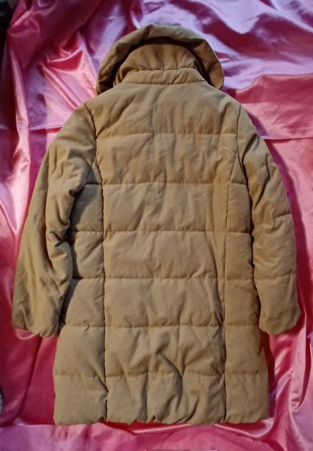 ★からし色マスタードベージュお洒落カラー☆ふかふか暖か可愛い♪小顔ヘチマカラー♪軽量ロング丈♪中綿ダウンジャケットコート < 女性ファッション  ★からし色マスタードベージュお洒落カラー☆ふかふか暖か可愛い♪小顔ヘチマカラー♪軽量ロング丈♪中綿ダウンジャケットコート < 女性ファッションの