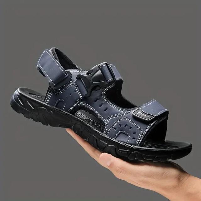 爆ヤス価格2190円★メンズサマーサンダル - ブラック、フック&ループクロージャー付き、快適なEVAソール ブラウン26.5cm < 男性ファッション 爆ヤス価格2190円★メンズサマーサンダル - ブラック、フック&ループクロージャー付き、快適なEVAソール ブラウン26.5cm < 男性ファッションの