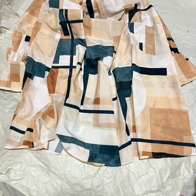 【FRAY I.D / フレイアイディー】 カッティングプリントワンピース / インナー付き < ブランド  【FRAY I.D / フレイアイディー】 カッティングプリントワンピース / インナー付き < ブランドの
