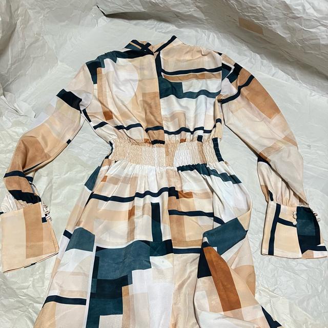【FRAY I.D / フレイアイディー】 カッティングプリントワンピース / インナー付き < ブランド  【FRAY I.D / フレイアイディー】 カッティングプリントワンピース / インナー付き < ブランドの