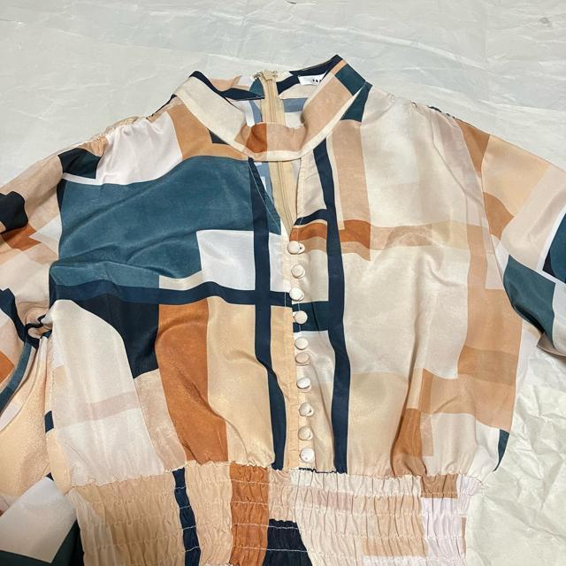 【FRAY I.D / フレイアイディー】 カッティングプリントワンピース / インナー付き < ブランド  【FRAY I.D / フレイアイディー】 カッティングプリントワンピース / インナー付き < ブランドの