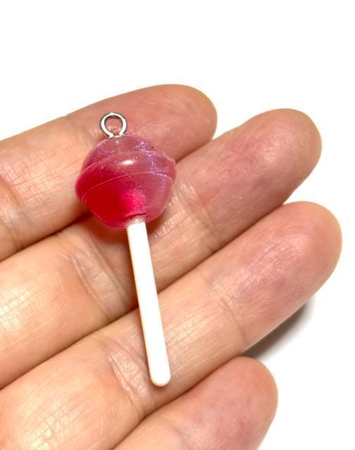 678 ロリポップキャンディ 1個 ピンク色 樹脂パーツ チャーム お菓子◯ < ペット/手芸/園芸  678 ロリポップキャンディ 1個 ピンク色 樹脂パーツ チャーム お菓子◯ < ペット/手芸/園芸の