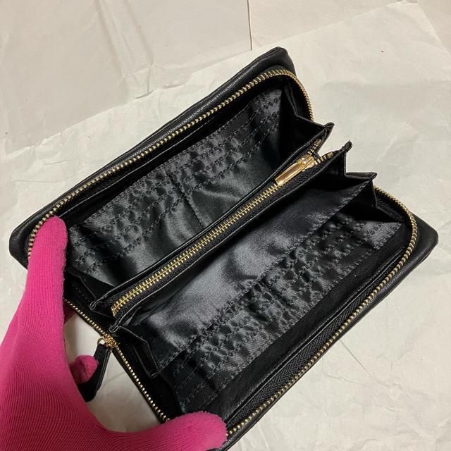 【JOUET / ジョエット】 ふっくら長財布 / 黒 ラウンドファスナー < 女性ファッション 【JOUET / ジョエット】 ふっくら長財布 / 黒 ラウンドファスナー < 女性ファッションの