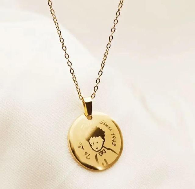新品 星の王子さま コインネックレス 金色 < 女性アクセサリー/時計 新品 星の王子さま コインネックレス 金色 < 女性アクセサリー/時計の
