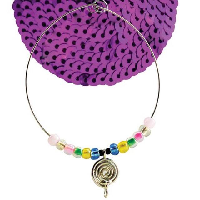 丸ビーズのリングタッセル付き スパンコールニプレス < 女性ファッション  丸ビーズのリングタッセル付き スパンコールニプレス < 女性ファッションの