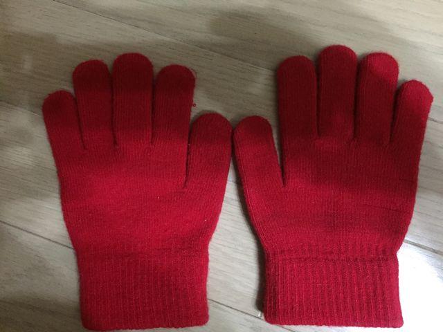 のびのび手袋 赤 < 女性ファッション  のびのび手袋 赤  < 女性ファッションの
