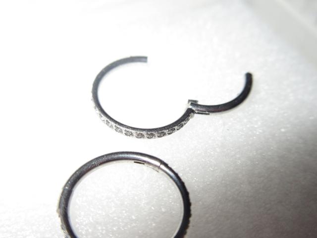 未使用☆ステンレス製フープ*ボディピアス両耳セット*シルバー < 女性アクセサリー/時計  未使用☆ステンレス製フープ*ボディピアス両耳セット*シルバー < 女性アクセサリー/時計の