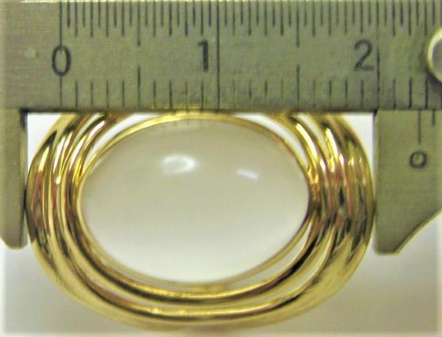 K18 18金リング指輪ムーンストーン 約13.3mm×9.3mm サイズ#15 < 女性アクセサリー/時計  K18 18金リング指輪ムーンストーン 約13.3mm×9.3mm サイズ#15 < 女性アクセサリー/時計の