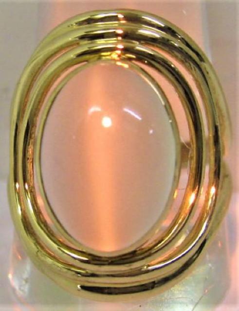 K18 18金リング指輪ムーンストーン 約13.3mm×9.3mm サイズ#15 < 女性アクセサリー/時計  K18 18金リング指輪ムーンストーン 約13.3mm×9.3mm サイズ#15 < 女性アクセサリー/時計の