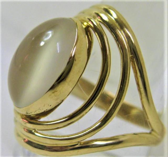 K18 18金リング指輪ムーンストーン 約13.3mm×9.3mm サイズ#15 < 女性アクセサリー/時計  K18 18金リング指輪ムーンストーン 約13.3mm×9.3mm サイズ#15 < 女性アクセサリー/時計の