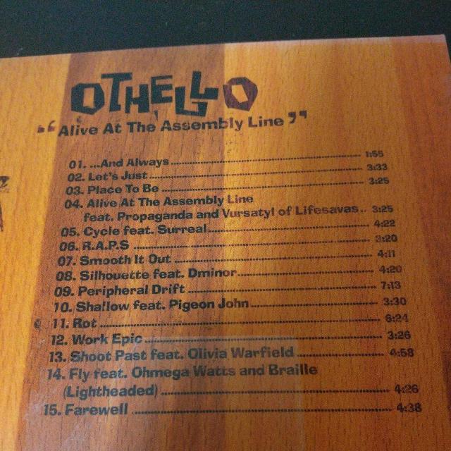 OTHELLO『Alive At The Assembly Line』オセロ < CD/DVD/ビデオ OTHELLO『Alive At The Assembly Line』オセロ < CD/DVD/ビデオの