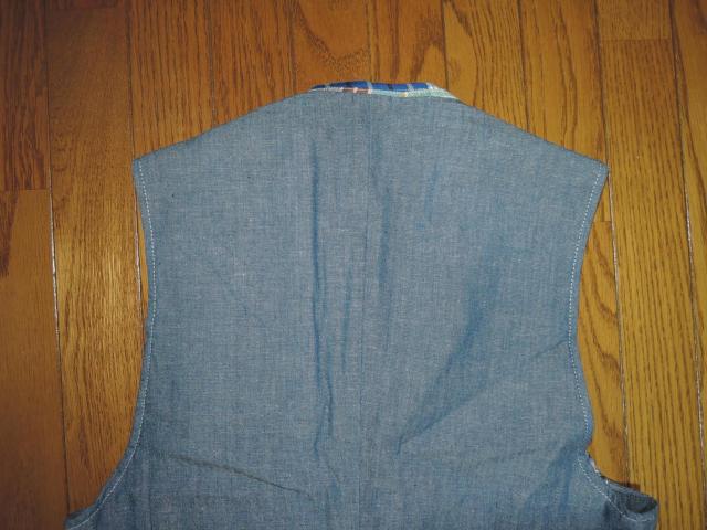 BLUE BLUE ブルーブルー パッチワーク チェック ベスト S 1 VEST ハリラン HRM < ブランド  BLUE BLUE ブルーブルー パッチワーク チェック ベスト S 1 VEST ハリラン HRM < ブランドの