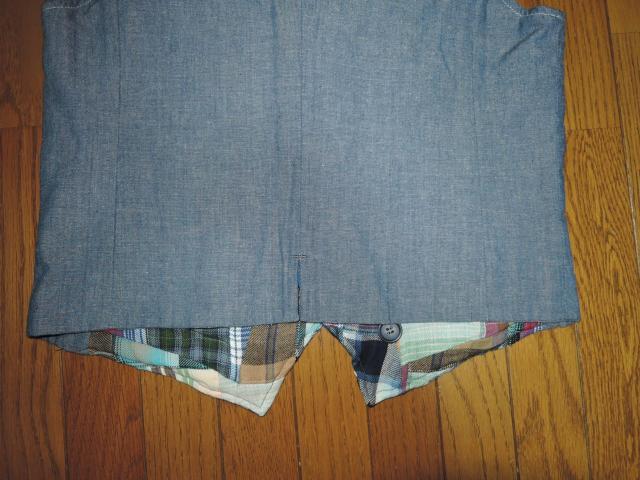 BLUE BLUE ブルーブルー パッチワーク チェック ベスト S 1 VEST ハリラン HRM < ブランド  BLUE BLUE ブルーブルー パッチワーク チェック ベスト S 1 VEST ハリラン HRM < ブランドの