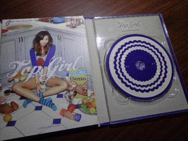 CD  G.NA 2nd Mini Album uTop Girlv  CD/DVD/rfI 
