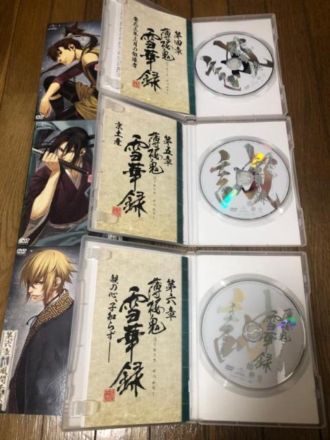 【アニメDVD】薄桜鬼 6本セット < CD/DVD/ビデオ  【アニメDVD】薄桜鬼 6本セット < CD/DVD/ビデオの