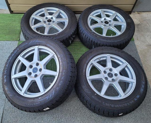 美品!TECMAGテクマグType207R 17インチ7J+40 5-112 / バリ山!TOYO WINTER TRANPATH < 自動車/バイク 美品!TECMAGテクマグType207R 17インチ7J+40 5-112 / バリ山!TOYO WINTER TRANPATH < 自動車/バイク
