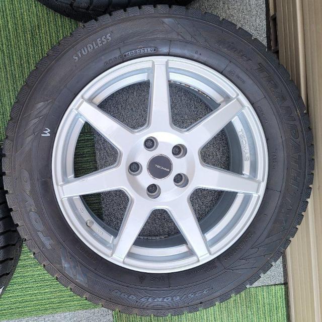 美品!TECMAGテクマグType207R 17インチ7J+40 5-112 / バリ山!TOYO WINTER TRANPATH < 自動車/バイク 美品!TECMAGテクマグType207R 17インチ7J+40 5-112 / バリ山!TOYO WINTER TRANPATH < 自動車/バイク