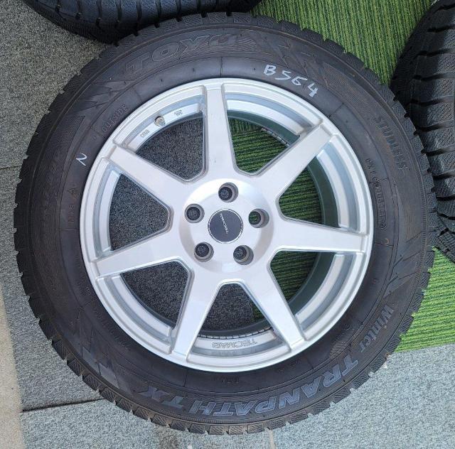 美品!TECMAGテクマグType207R 17インチ7J+40 5-112 / バリ山!TOYO WINTER TRANPATH < 自動車/バイク 美品!TECMAGテクマグType207R 17インチ7J+40 5-112 / バリ山!TOYO WINTER TRANPATH < 自動車/バイク