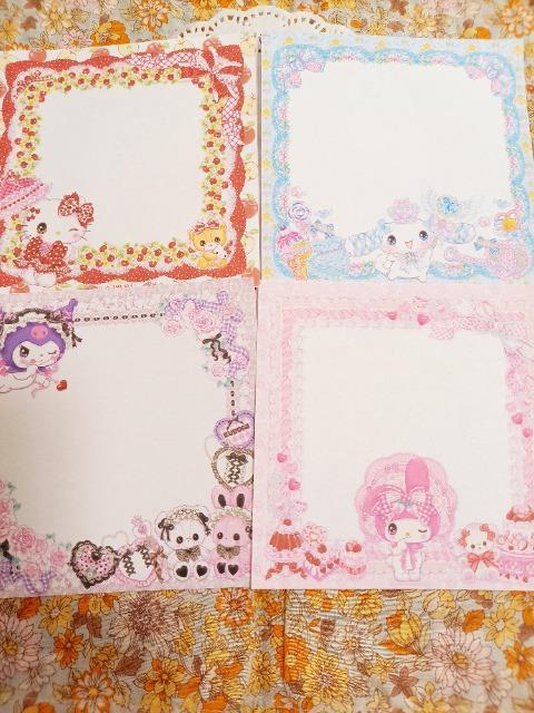 お裾分け☆Sanriocharactersメモ4柄4枚☆ < インテリア/ライフ  お裾分け☆Sanriocharactersメモ4柄4枚☆ < インテリア/ライフの