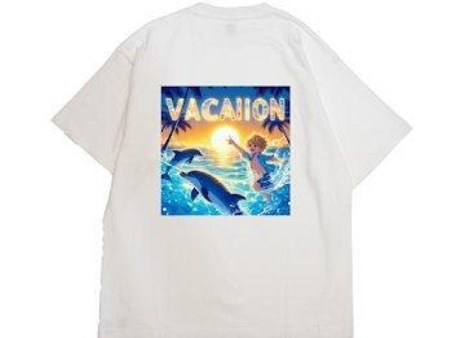 ハイクオリティー Tシャツ少年 海 イルカ < 女性ファッション ハイクオリティー Tシャツ少年 海 イルカ < 女性ファッションの