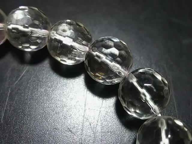 天然石★水晶 10mmミラーカット 半連 < 女性アクセサリー/時計 天然石★水晶 10mmミラーカット 半連 < 女性アクセサリー/時計の