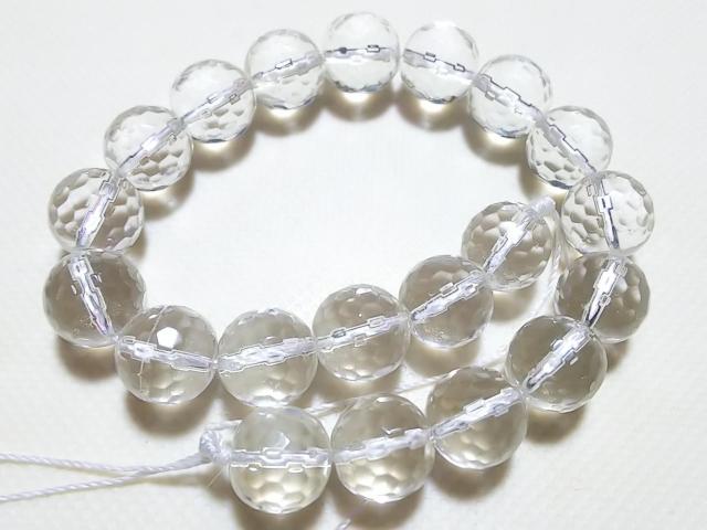 天然石★水晶 10mmミラーカット 半連 < 女性アクセサリー/時計 天然石★水晶 10mmミラーカット 半連 < 女性アクセサリー/時計の