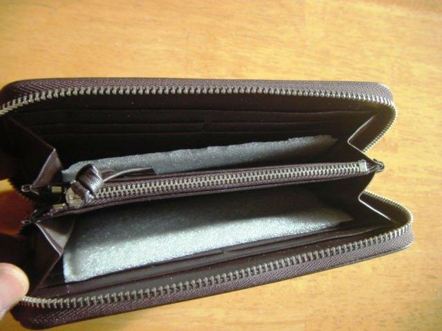 大人気★メッシュメンズラウンドファスナー長財布★茶 < 男性ファッション  大人気★メッシュメンズラウンドファスナー長財布★茶 < 男性ファッションの