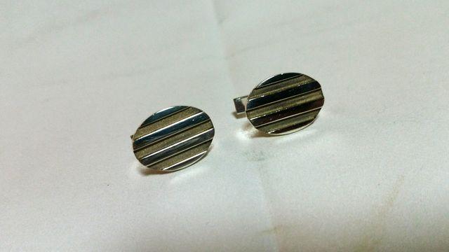 正規良 絶版 TIFFANY ティファニー T&CO ストライプ×鏡面 カフス シルバー SV925 < ブランド  正規良 絶版 TIFFANY ティファニー T&CO ストライプ×鏡面 カフス シルバー SV925  < ブランドの