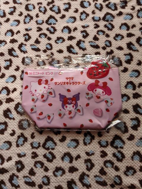 ミニトート(ピンク) サクマ×サンリオキャラクターズ当りくじ キティ マイメロ クロミ 苺 ミニトートバッグ < アニメ/コミック/キャラクター  ミニトート(ピンク) サクマ×サンリオキャラクターズ当りくじ キティ マイメロ クロミ 苺 ミニトートバッグ  < アニメ/コミック/キャラクターの
